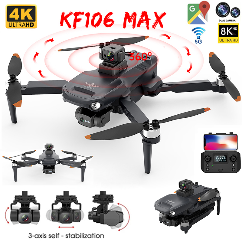 Drone Surveying - 2022 새로운 KF106 Max Drone 8K