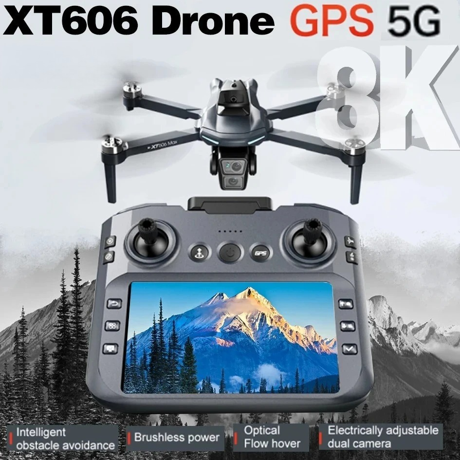 Drone Surveying - 오리지널 XT606 드론 전문가용 8K HD