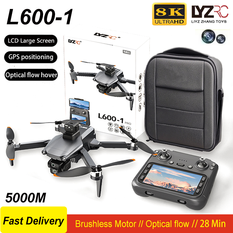 Drone Thermal Imaging - 새로운 L600-1 GPS 드론 전문가용 8K