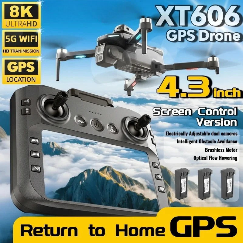 Drone Thermal Imaging - 베스트딜 XT606 MAX 드론 GPS 4K