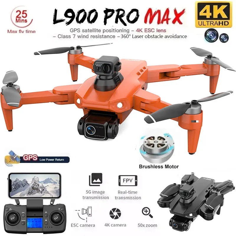 L900 Pro MAX GPS 드론 4K 전문 HD 듀 - Drone Surveying 리뷰 및 가격