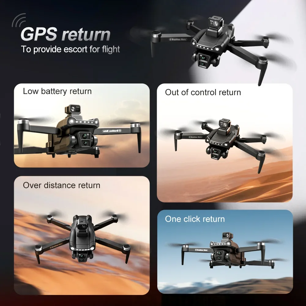 오리지널 V198GPS 4K 드론 전문가용 FPV 브러 - Drone Thermal Imaging 리뷰 및 가격